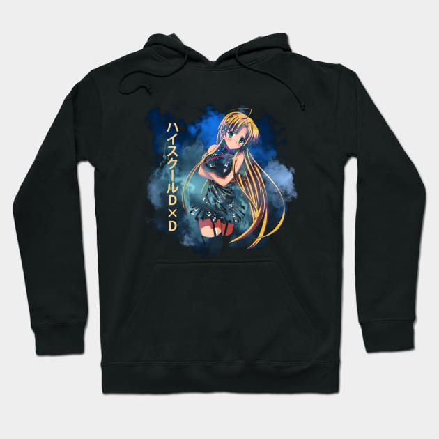 The Crimson-Haired Beauty High School DxD Rias Gremory T-Shirt Hoodie by Thunder Lighthouse